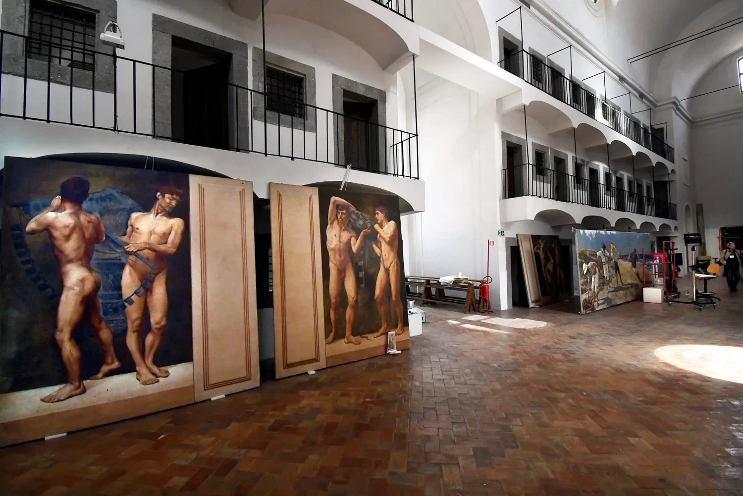 Epopea della pesca - nell’ex Carcere maschile del San Michele durante i restauri